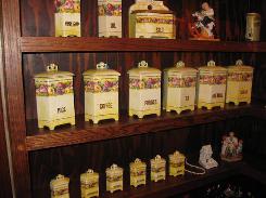  Czech 15 Pc. Decorated Cannister Set