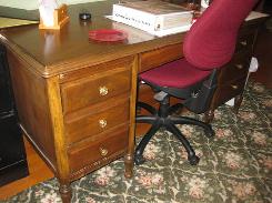 Walnut Executive Office Desk