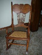 Child's Pressed Back Rabbit Ear Chair