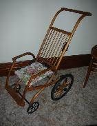 Oak Bentwood Stroller