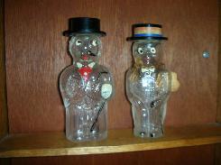 Lilac Lioret Figural Candy Bottles
