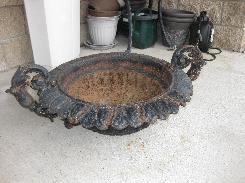  Victorian Cast Iron Yard Urns
