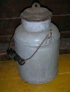 Grey Granite Cream Can