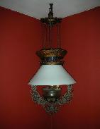 Victorian Cast Embossed Central Room Hanging Light