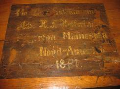   Pine Immigrant's Trunk 1881