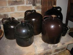 Bennington Glaze Jug Collection