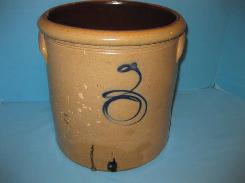 RW 3 gal Salt Glaze Crock