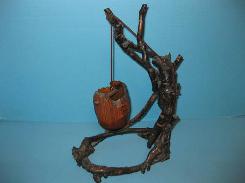 Folk Art Twig & Bucket