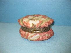 Kelva Victorian Floral Painted Dresser Box 