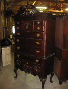 Chinese Chippendale 1870's High Boy 
