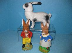   German Paper Mache Candy Containers Collection 