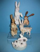 Early German Standing Rabbit Candy Container