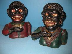 Black Character Cast Iron Mechanical Banks 