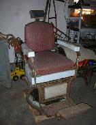 Koken Cast & Porcelain Barber Chair