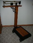 Brass Beam Platform Scale