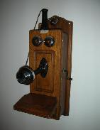 Oak Wall Phone