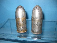 Camp Grant Silver Shell Salt & Pepper