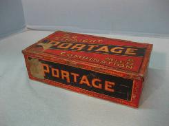 Portage 5 Cent Tobacco Tin 
