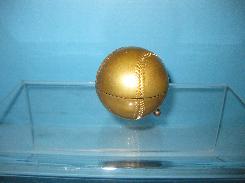 Welby Brass Baseball Travel Alarm Clock