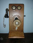 Oak Wall Phone