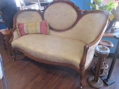 Victorian Shield Back Sofa