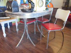 Deco Chrome Dinette Set