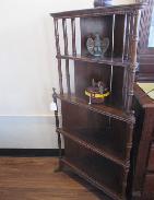 Walnut Corner Shelf