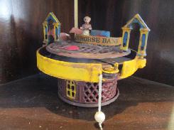 Race Horse Cast Iron Mechanical Bank