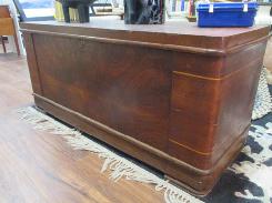 Walnut Deco Inlaid Cedar Chest