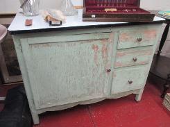 Porcelain Top Kitchen Cabinet