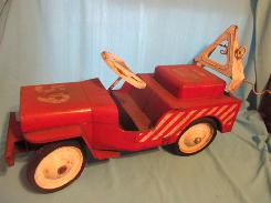 Structo Jeep Wrecker Rider