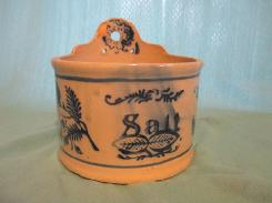 Cobalt Salt Crock