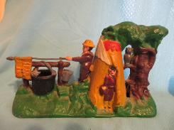 Boy Scout Camp Mechanical Bank