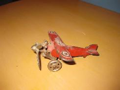 Arcade Cast Iron Military Airplane
