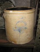 3 Gal Salt Glaze Cobalt Crock
