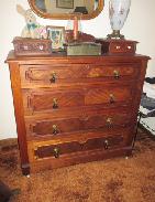 Walnut Victorian Chest