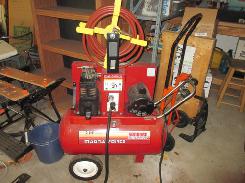 Sanborn Magna Force Port. Air Compressor