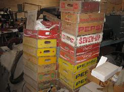 Pepsi-Cola Wooden Pop Crates 