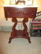 Walnut Victorian Liar Based Lamp Table 