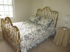 Fancy Brass Tubular Bed