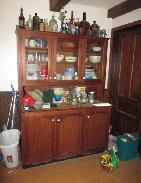 Large Walnut Two-Piece Cupboard