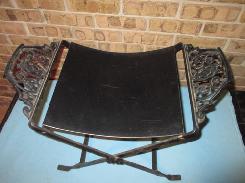 Fancy Cast Vanity Stool 