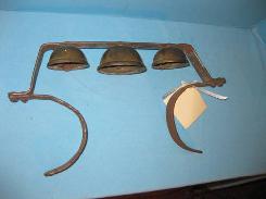 Brass Mounted Sleigh Bell Set