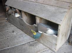 Wooden 4-Hole Chicken Nester