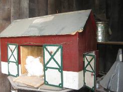 Early Folk Art Painted Barn