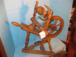 Swedish Decorated Spinning Wheel
