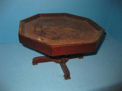 Folk Art Inlaid Dolls Table 