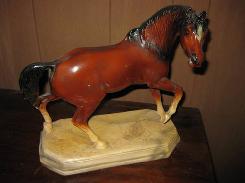 Plaster of Paris Horse 