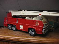 Tonka Pressed Steel Ladder Fire Truck 