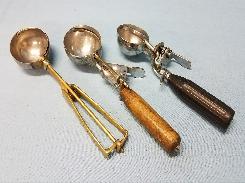 Brass Ice Cream Scoops 